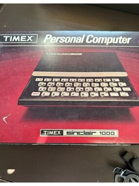 Timex Sinclair 1000 Vintage Computer • Boxed • 1980s Retro Tech